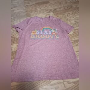 "Stay Groovy" T-Shirt. Women's L